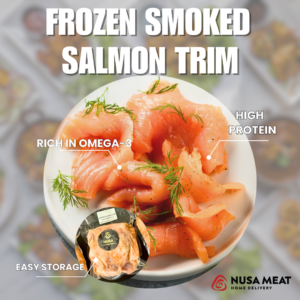 Frozen Smoked Salmon Trim