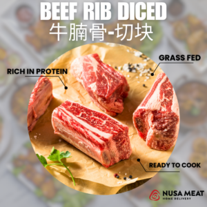 Grassfed Beef Rib Diced