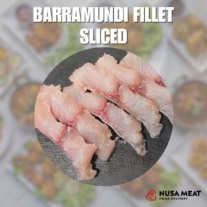 barramundi fillet sliced
