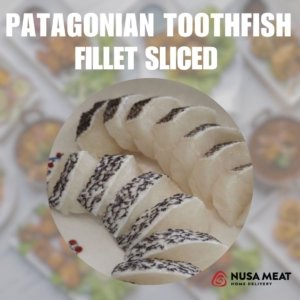 PATAGONIAN TOOTHFISH FILLET SLICED (500GR/PK)