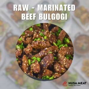 beef bulgogi MARINATED RAW