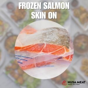 frozen salmon on